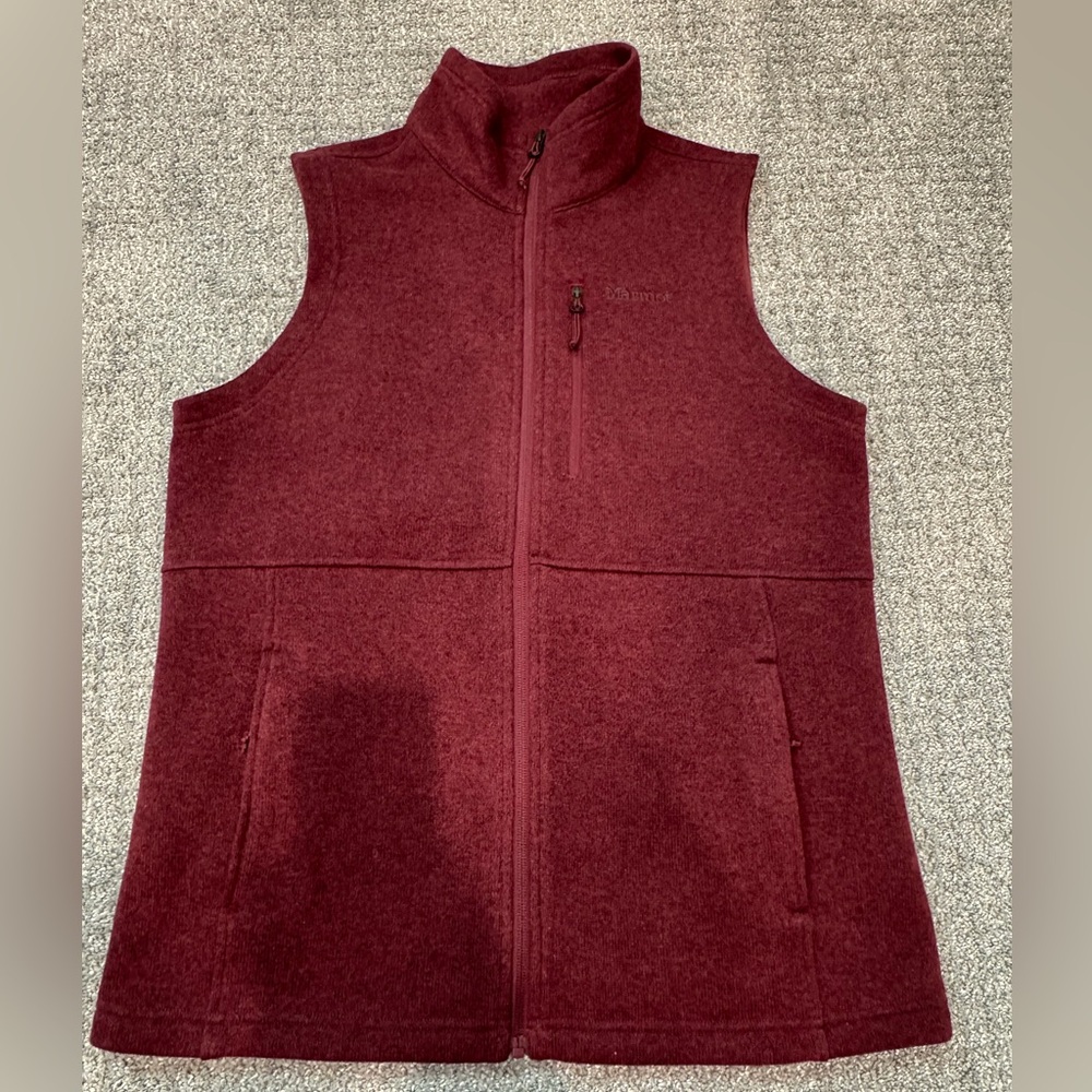 Marmot Burgundy Fleece Vest